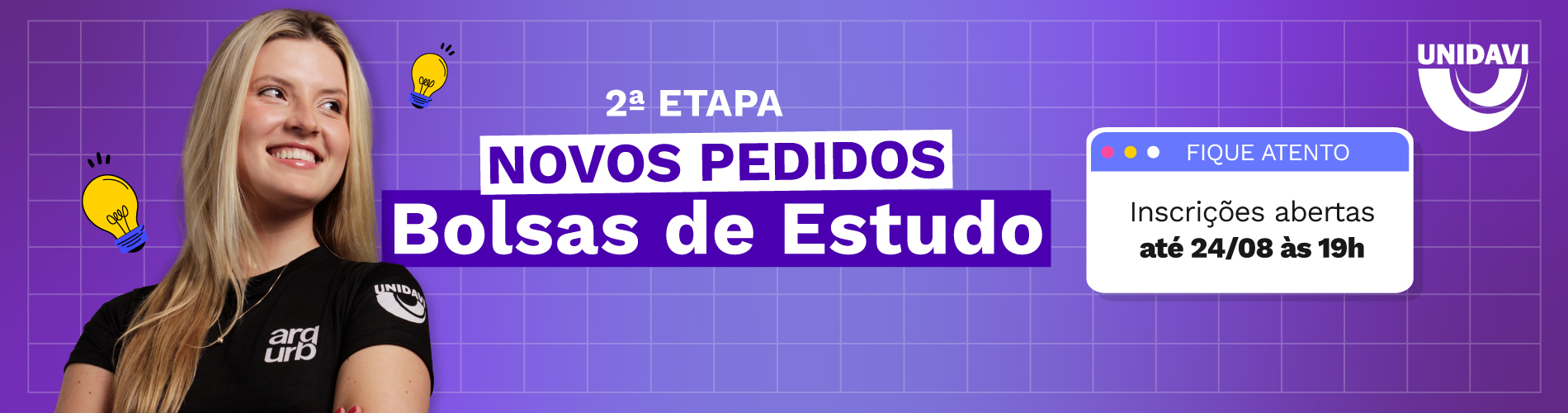 Etapa 2 - Complmentar | Novos Pedidos Bolsa de Estudo